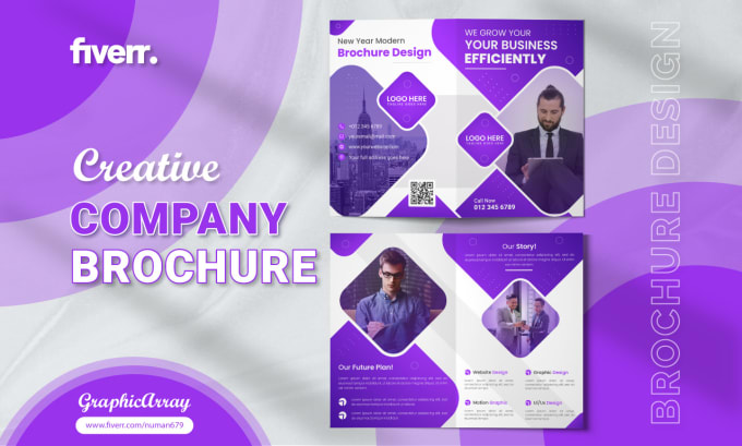 Gig Preview - Design company brochure, business profile, catalog