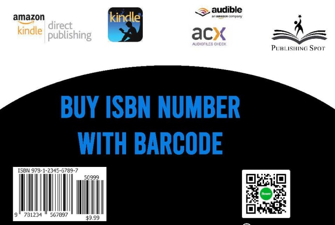 Gig Preview - Provide your own legal isbn number with barcode to publish book