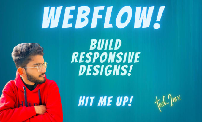 Gig Preview - Develop a fully responsive webflow landing page website