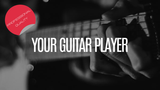 Gig Preview - Be your best session guitar player for metal, rock, pop