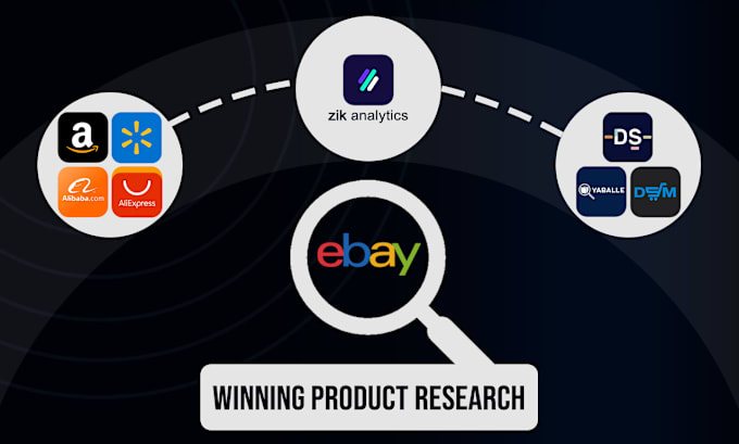 Gig Preview - Ebay winning product research using zik analytics