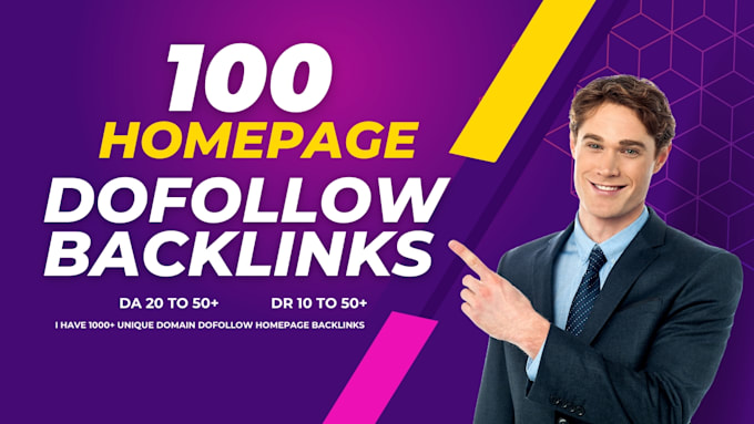 Gig Preview - Create 1000 plus dofollow homepage backlinks