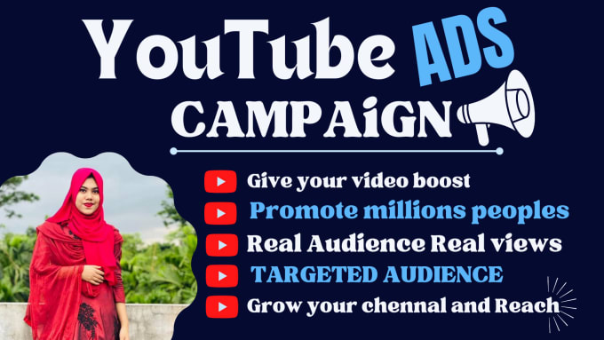 Gig Preview - Do set up and manage your youtube video ads campaign