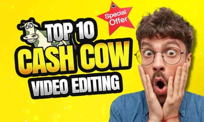 Gig Preview - Make cash cow videos, youtube automation channel, automated cash cow