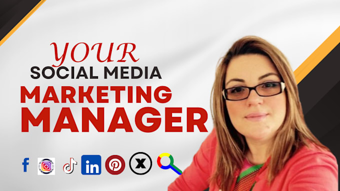 Gig Preview - Be your social media marketing manager and content creator