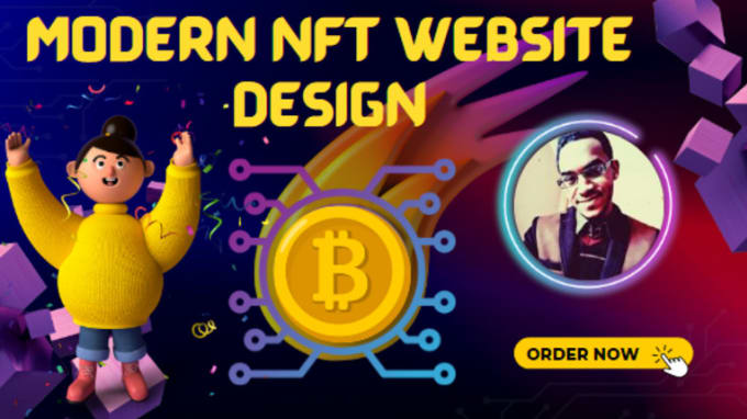 Gig Preview - Design modern nft wordpress website or nft landing page or crypto website