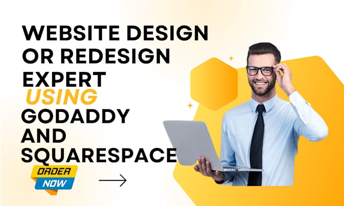 Gig Preview - Create your professional godaddy and squarespace landing page websites