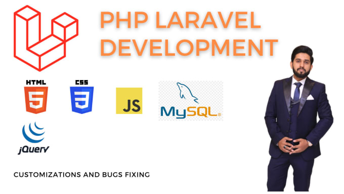 Gig Preview - Develop fix or install PHP laravel websites for you