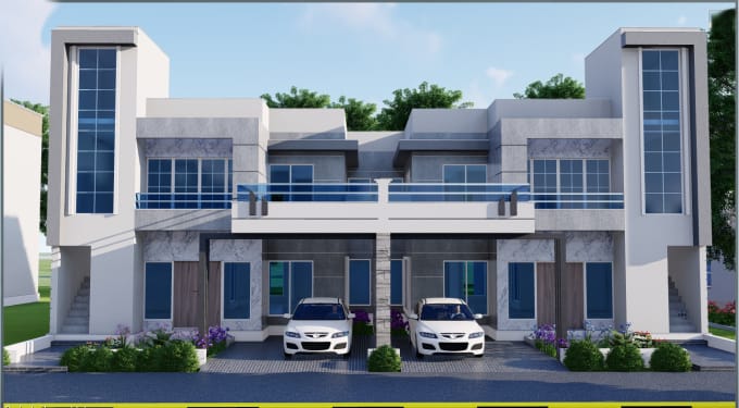 Gig Preview - Design house 3d floor plan and exterior rendering