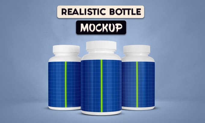 Gig Preview - Create 3d bottle mockup professionally so fast