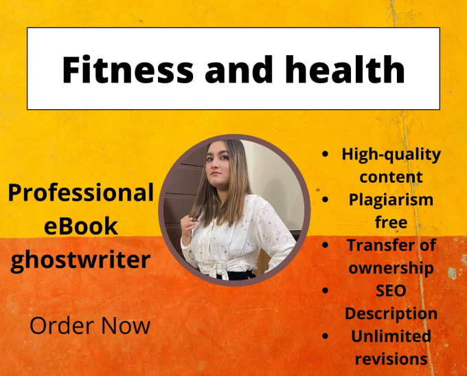 Gig Preview - Ghostwrite high quality mental health and fitness ebook