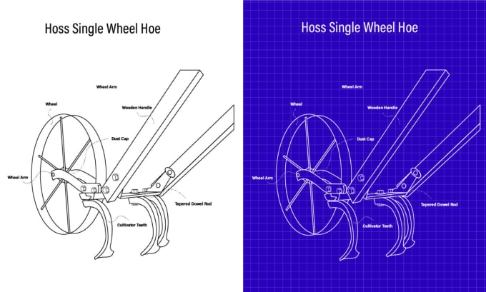 Gig Preview - Do a technical drawing, vector line art, patent drawings