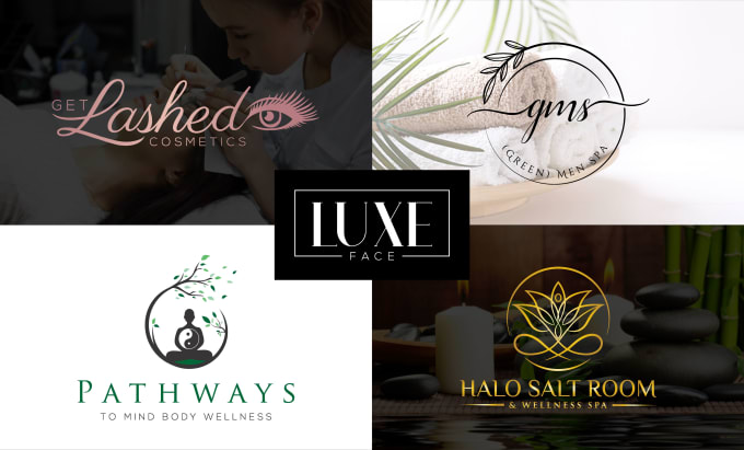 Gig Preview - Do luxury cosmetics beauty natural skincare yoga spa logo