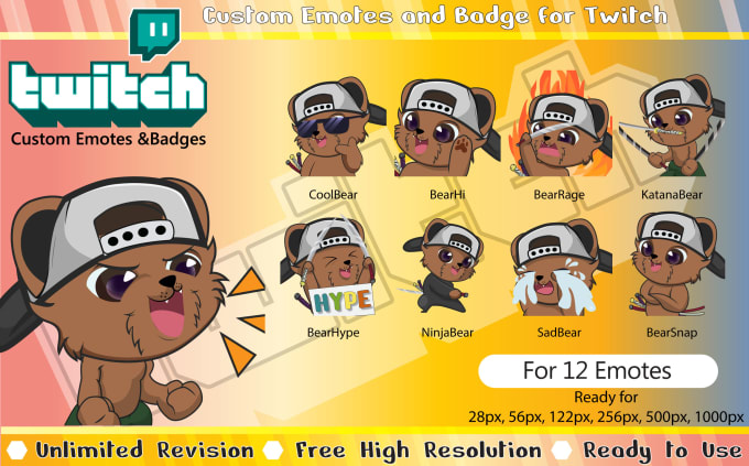 Gig Preview - Create chibi twitch emotes in bulk from your photo