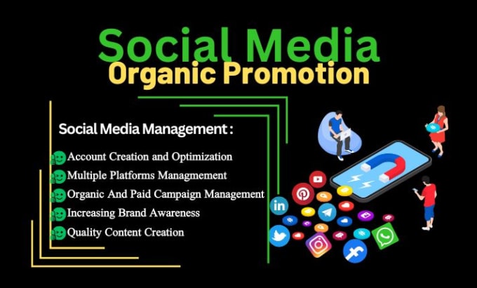 Gig Preview - Do organic social media  promotion