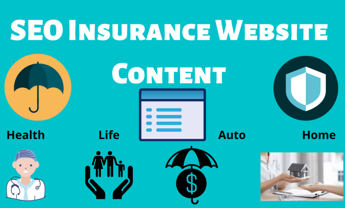 Gig Preview - Write SEO insurance website content for you