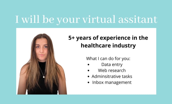 Gig Preview - Be your medical virtual assistant