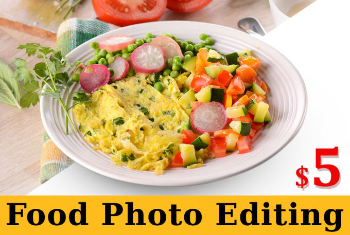 Gig Preview - Professionally edit and retouch food photo