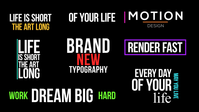 Gig Preview - Create an engaging custom kinetic typography video