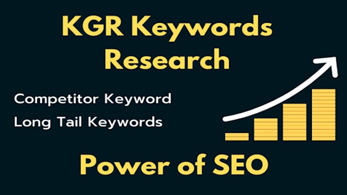 Gig Preview - Find best kgr keyword research for your website