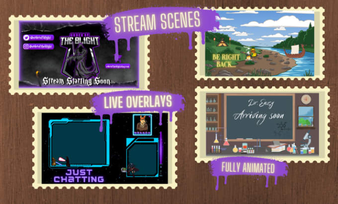 Gig Preview - Customize twitch scenes for streaming