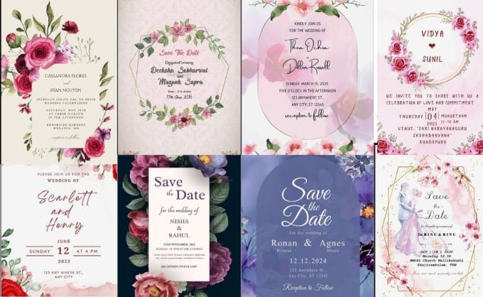 Gig Preview - Design any type of invitation cards and certificates