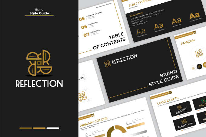 Gig Preview - Design brand style guide book kit, visual corporate identity branding guidelines