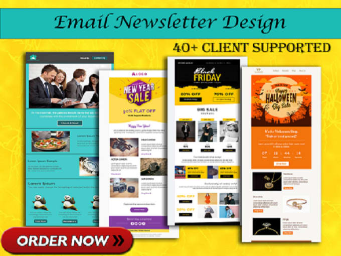 Gig Preview - Design a mailchimp newsletter fully responsive