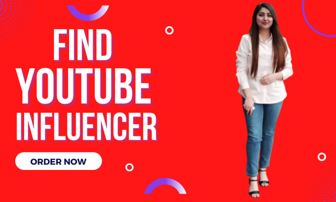 Gig Preview - Do best youtube influencer research for influencer marketing