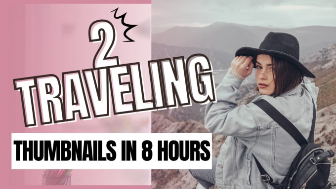 Gig Preview - Create traveling youtube thumbnails