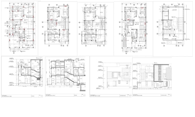 Gig Preview - Draw floor plans, elevations and section drawings