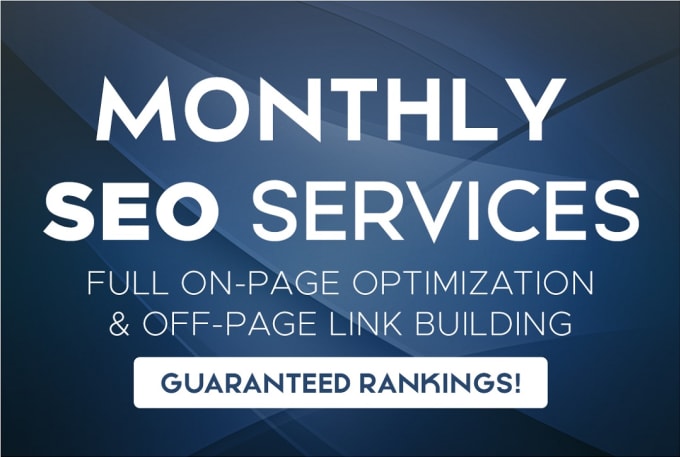 Gig Preview - Manage website off page and on page SEO monthly