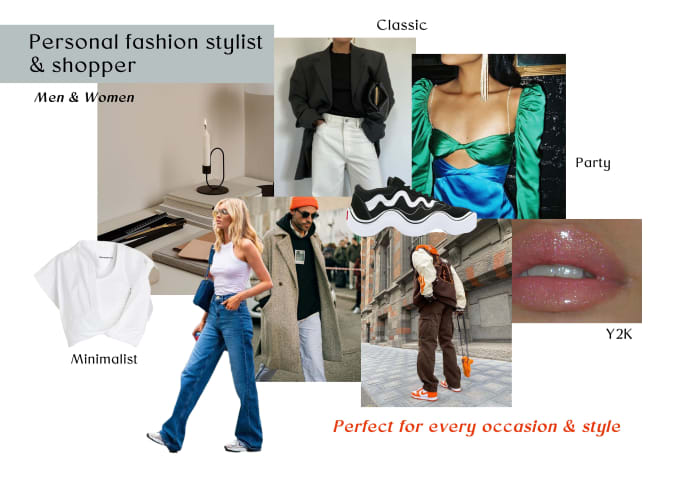 Gig Preview - Be your fashion stylist and online shopper