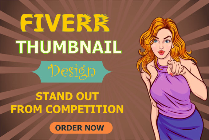 Gig Preview - Design creative fiverr gig thumbnail and fiverr gig image