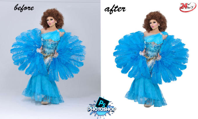 Gig Preview - Do photoshop image editing and background removal fast delivery