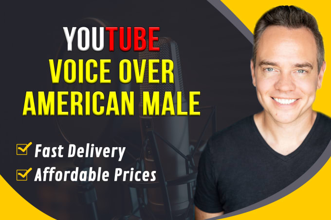 Gig Preview - Record a narration documentary youtube amercian male voice over