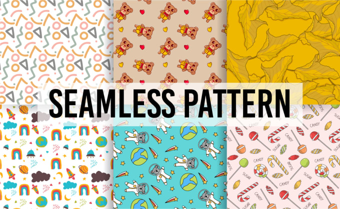 Gig Preview - Create vector seamless pattern design for ready to print