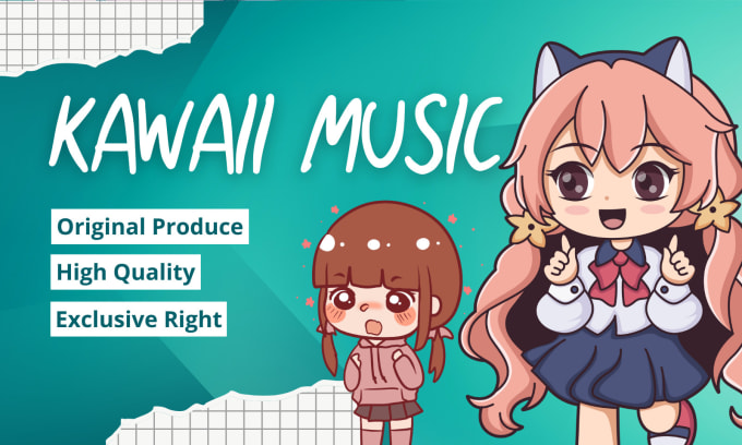 Gig Preview - Produce bgm or cute kawaii music for vtuber, youtuber