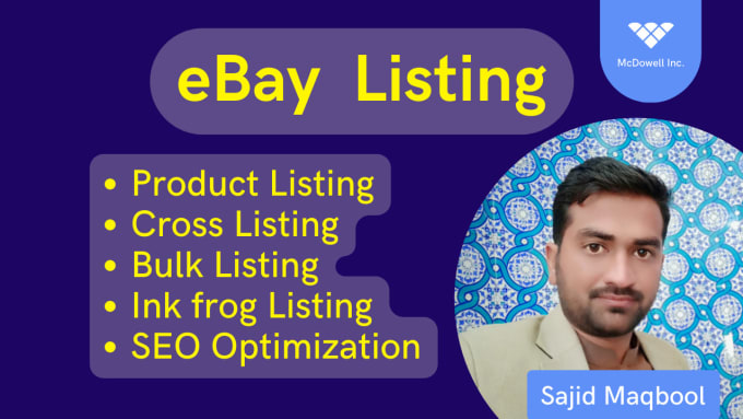 Gig Preview - Do ebay product listing, ebay seo listing, ebay lister, ebay product upload