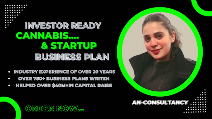 Gig Preview - Write a cannabis business plan and business plan for startup