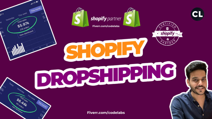 Gig Preview - Our agency will design automated dropshipping shopify store and website