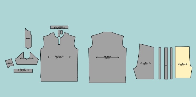 Gig Preview - Make sewing digital patterns for garments