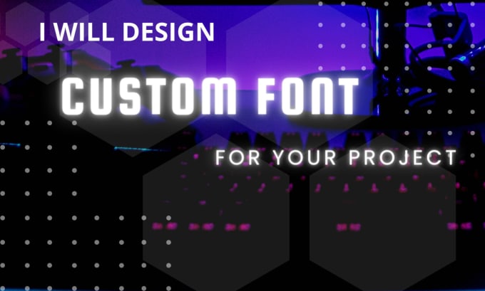 Gig Preview - Design custom font, typeface, and typography in ttf or otf for your business