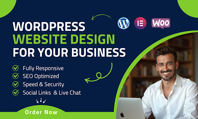 Gig Preview - Create clean and modern website for your business, responsive wordpress website