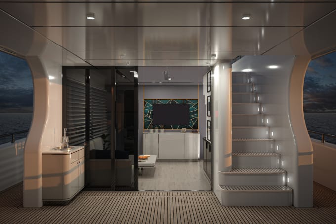 Gig Preview - Design interior of your yacht