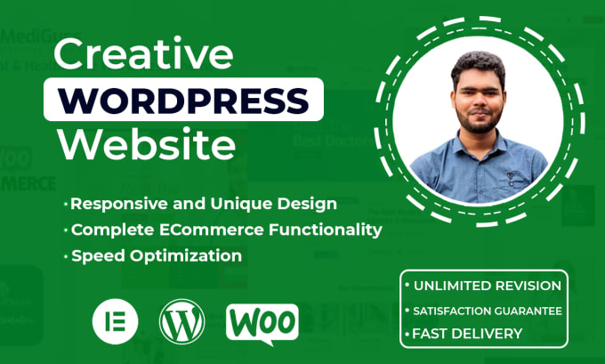 Gig Preview - Design and develop responsive wordpress website