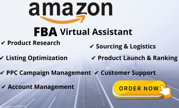 Gig Preview - Be your amazon virtual assistant, amazon fba virtual assistant