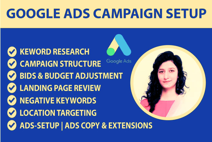 Gig Preview - Manage and set up google ads adwords PPC campaign