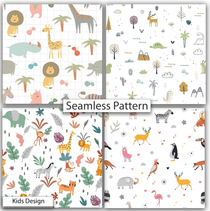 Bestseller - do cute baby seamless pattern design for textile print