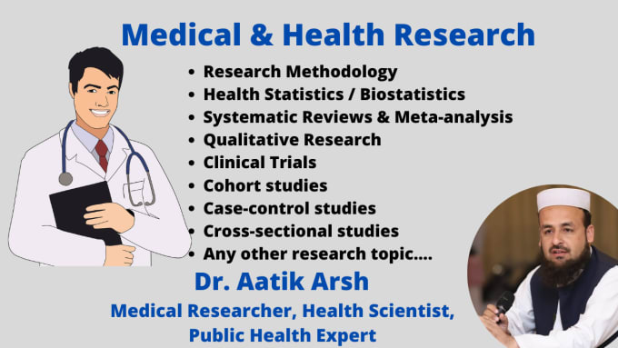 Gig Preview - Teach and write medical research